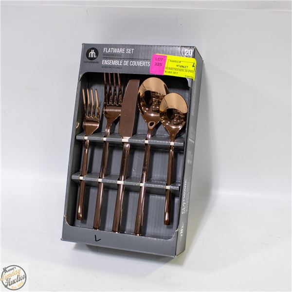 NEW HOMETRENDS 20-PIECE FLATWARE SET