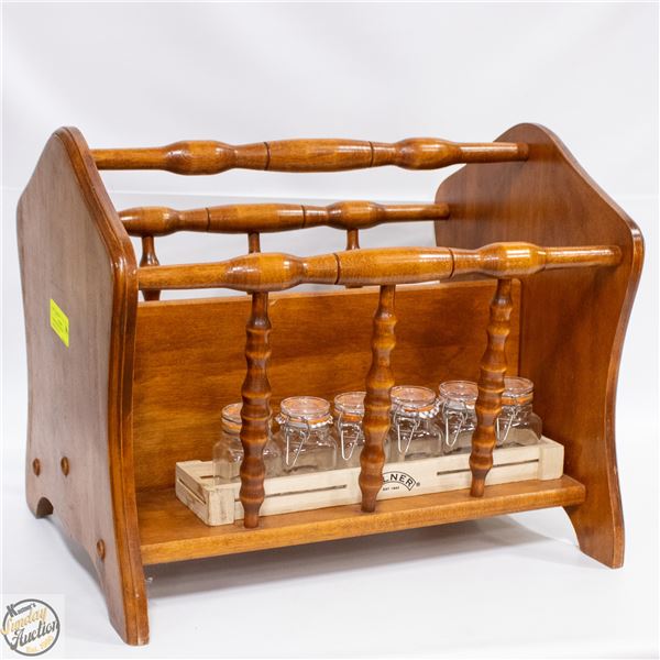 VINTAGE SOLID WOOD SPINDLE-STYLE