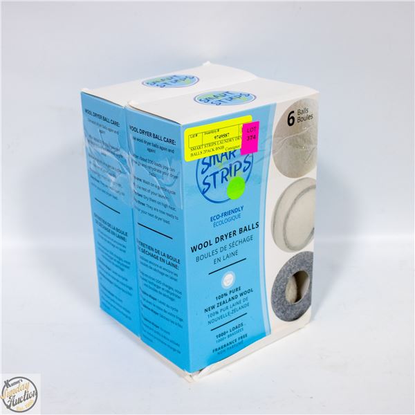 SMART STRIPS LAUNDRY DRYER BALLS 2PACK NEW