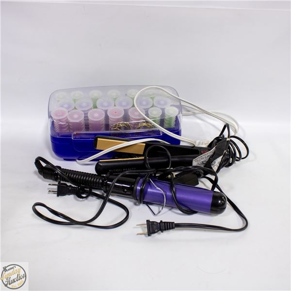 LOT OF VARIOUS HAIR TOOLS