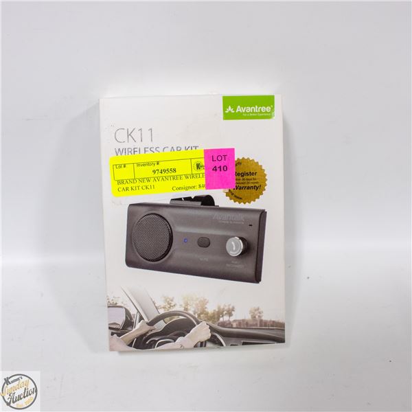 BRAND NEW AVANTREE WIRELESS CAR KIT CK11