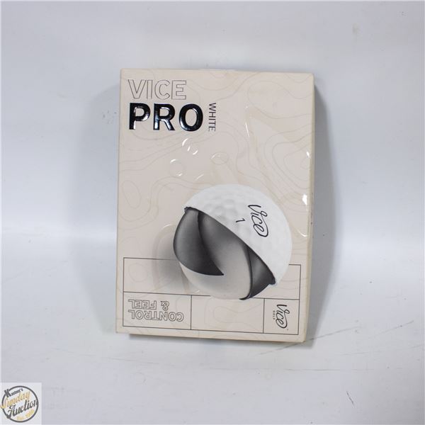 VICE PRO GOLF BALLS QTY 12