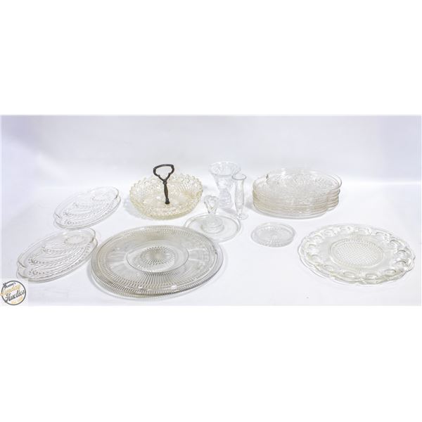 LOT OF CUT GLASS AND CRYSTAL