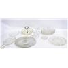 Image 1 : LOT OF CUT GLASS AND CRYSTAL