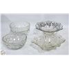 Image 1 : LOT OF ESTATE GLASSWARE