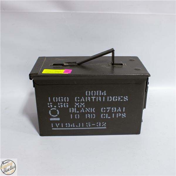 CANADIAN MILITARY SURPLUS AMMO BOX 5.56 MM