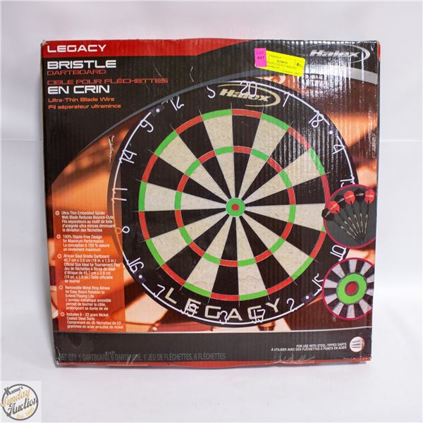 NEW HALEX LEGACY BRISTLE DARTBOARD 18"