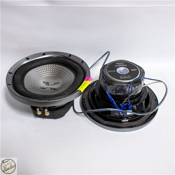 2 SONY SUB SPEAKERS 1700W MODEL XS-GTR101L