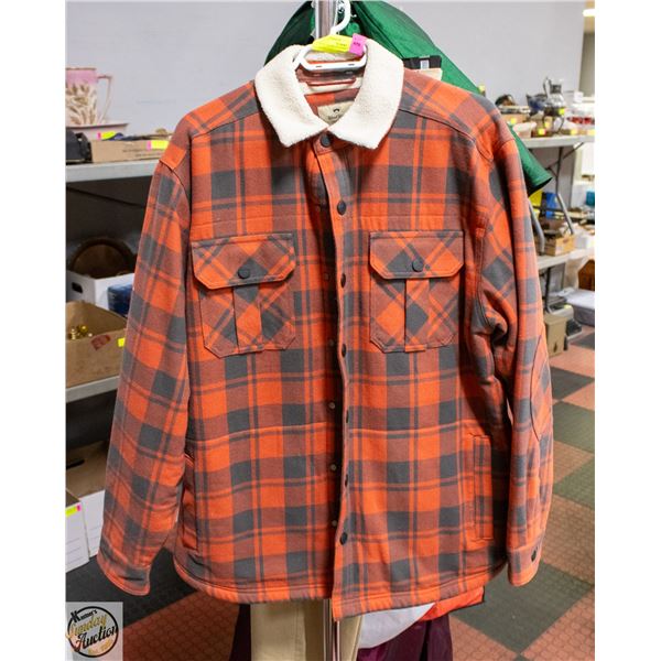 WIND RIVER FLANNEL MENS JACKET SIZE LARGE
