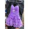Image 1 : LYCE PURPLE COCKTAIL DRESS SIZE 10