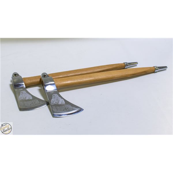 RCMP COMMEMORATIVE TOMAHAWKS NUMBERED #56 + #57