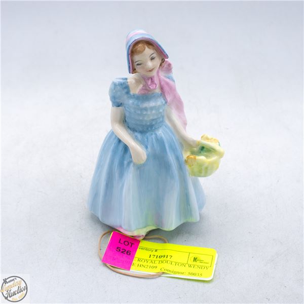 VINTAGE ROYAL DOULTON WENDY FIGURINE HN2109