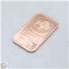 Image 1 : 1 OZ COPPER BAR