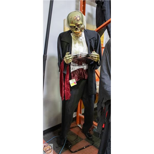 6FT ANIMATED BUTLER HALLOWEEN DECOR