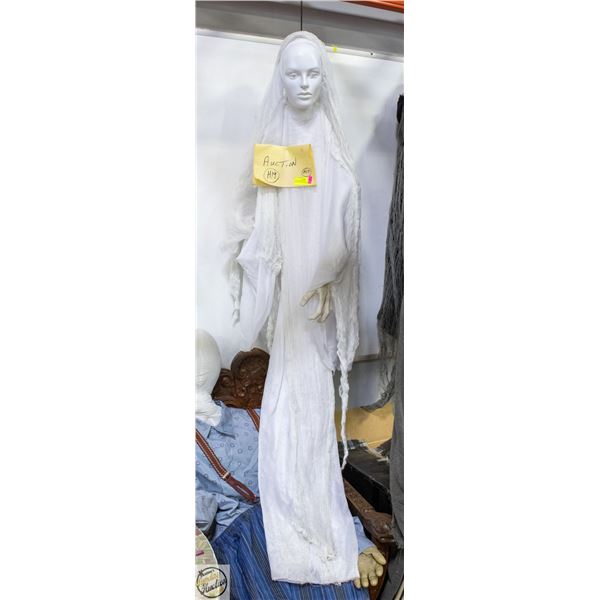 GHOST BRIDE HANGING HALLOWEEN DECOR 58"