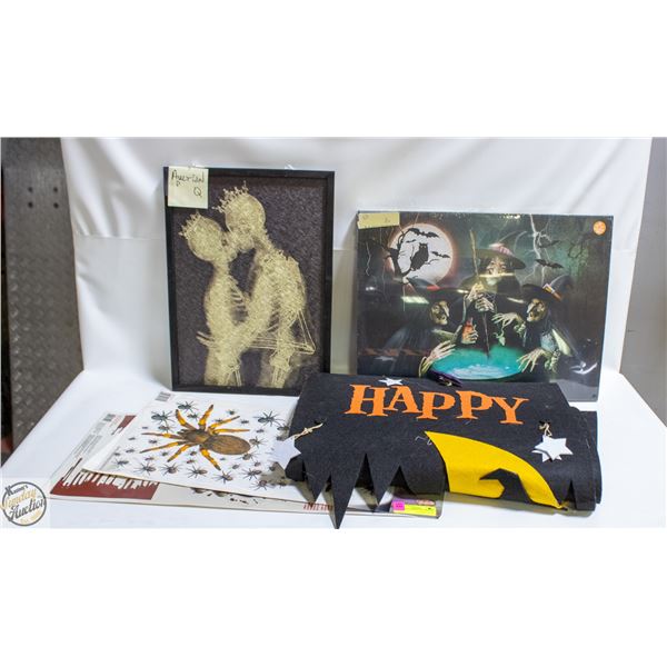 LOT OF HALLOWEEN DECORATING KITS