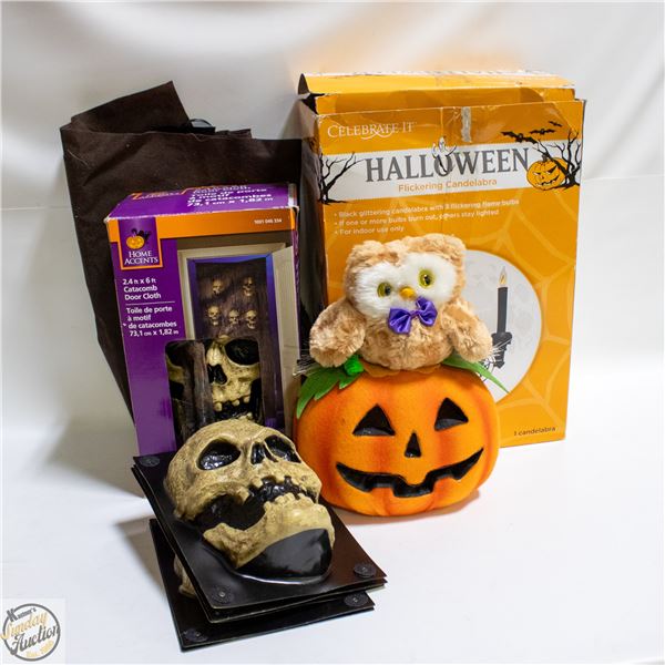 LOT OF ASSORTED HALLOWEEN DECOR