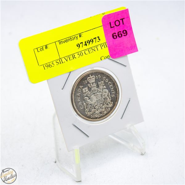 1965 SILVER 50 CENT PIECE