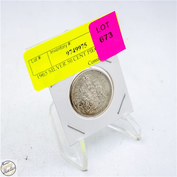 1965 SILVER 50 CENT PIECE
