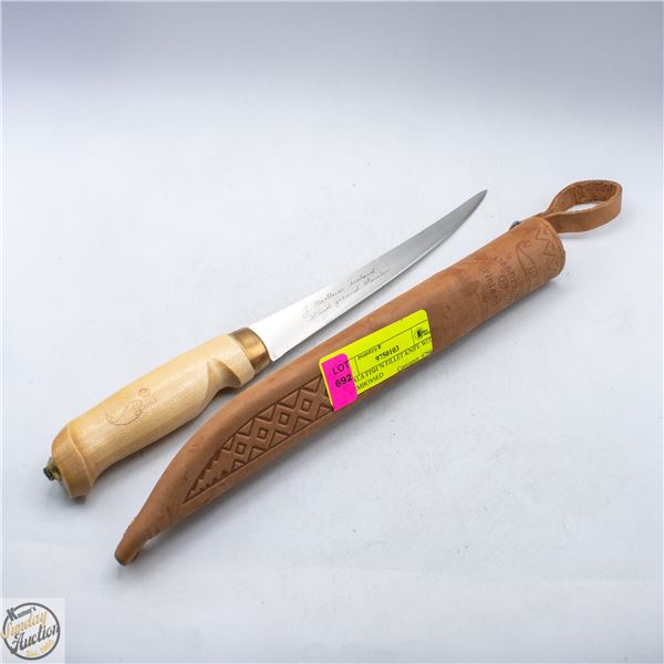 RAPALA FISH 'N FILLET KNIFE WITH AN EMBOSSED