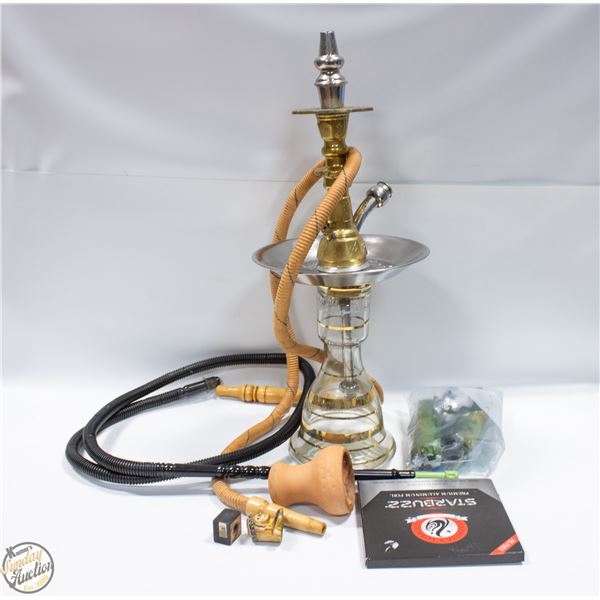 FLAT WITH KHALIL MAMOON HOOKAH PIPE WITH