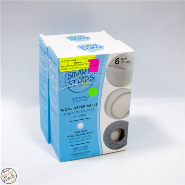 SMART STRIPS LAUNDRY DRYER BALLS 2PACK BNIB