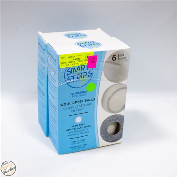 SMART STRIPS LAUNDRY DRYER BALLS 2PACK BNIB