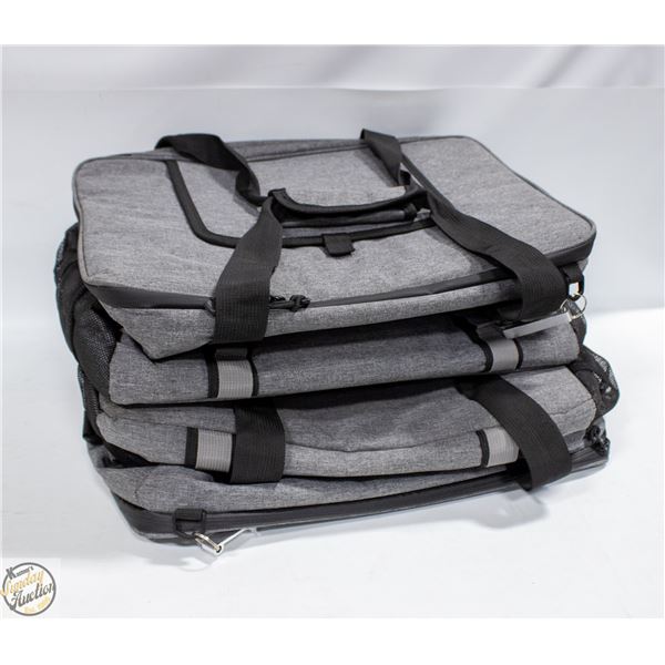 2 FOLDER COOLER BAGS 11"X11"X14"
