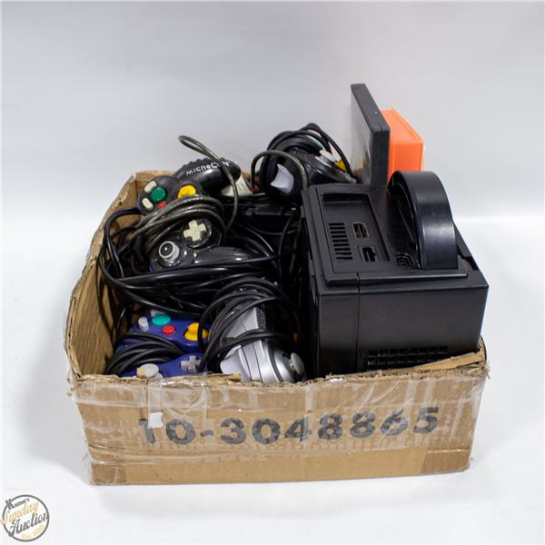NINTENDO GAMECUBE/CONTOLLERS/GAMES