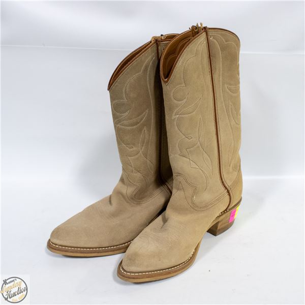 COWBOY BOOTS SIZE 8 TEXAS MADE