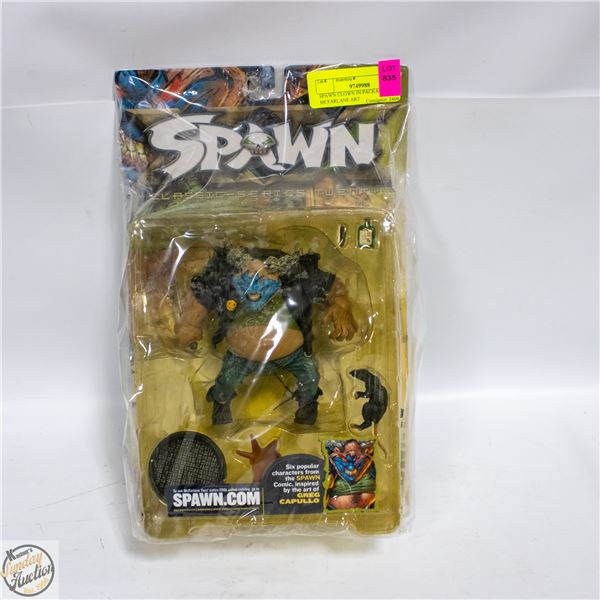 SPAWN CLOWN IN PACKAGE, MCFARLANE ART