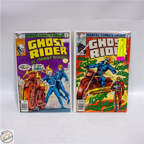 GHOST RIDER #43 & 46 ORIGINAL SERIES