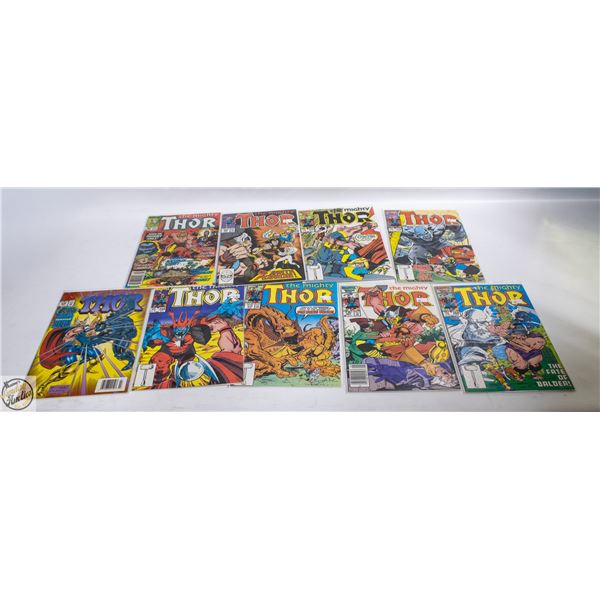 LOT OF 9 THOR COLLECTOR COMICS