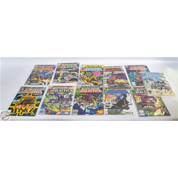 LOT OF 10 BATTLE STAR GALACTICA