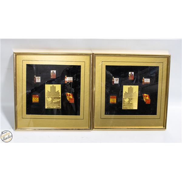 2 PIN DISPLAYS FROM 1988 OLYMPIC GAMES