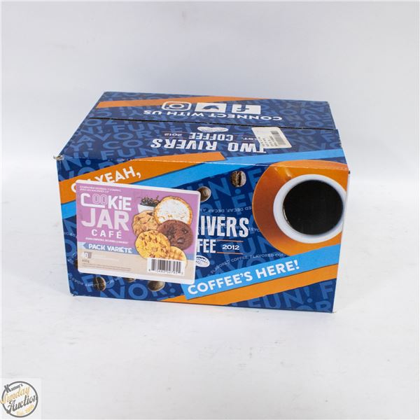 CASE OF TWO RIVERS KEURIG STYLE COFFEE PODS