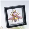 Image 1 : NEW LARGE BEE BROOCHES DETAILED PAINTED
