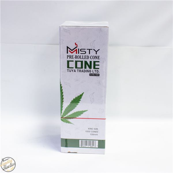 BRAND NEW MISTY PRE-ROLLED CONE 1000CT KING SIZE