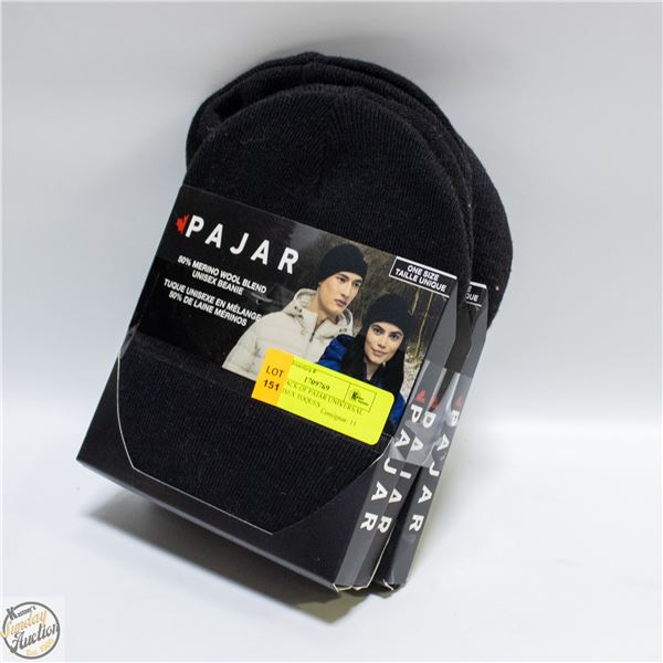 NEW 3 PACK OF PAJAR UNIVERSAL SIZE UNISEX TOQUES