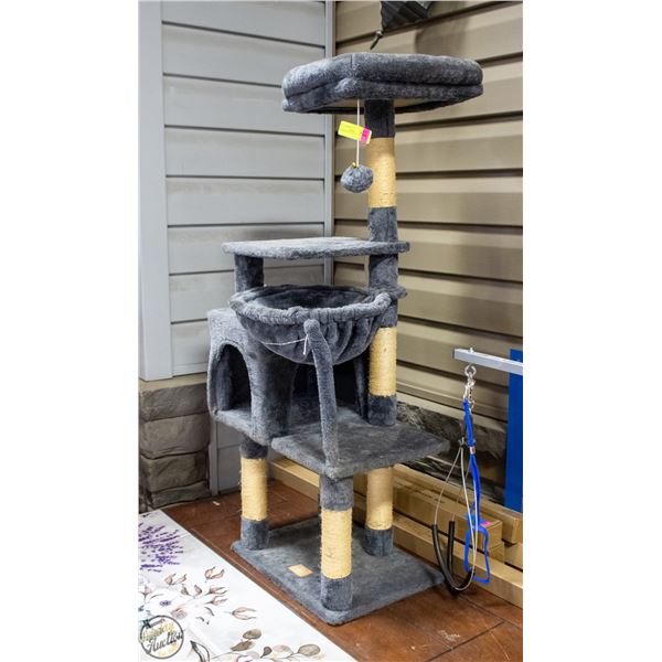 44-IN HIGHT CAT TREE GREY