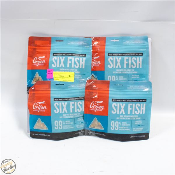 4X35G ORIJEN SIX FISH FREEZE-DRIED