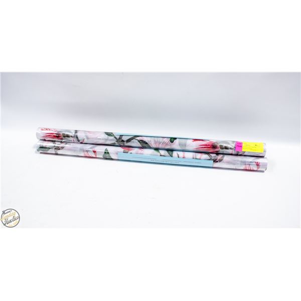 NEW 3 PACK COAVAS STAINED WINDOW PRIVACY FILM