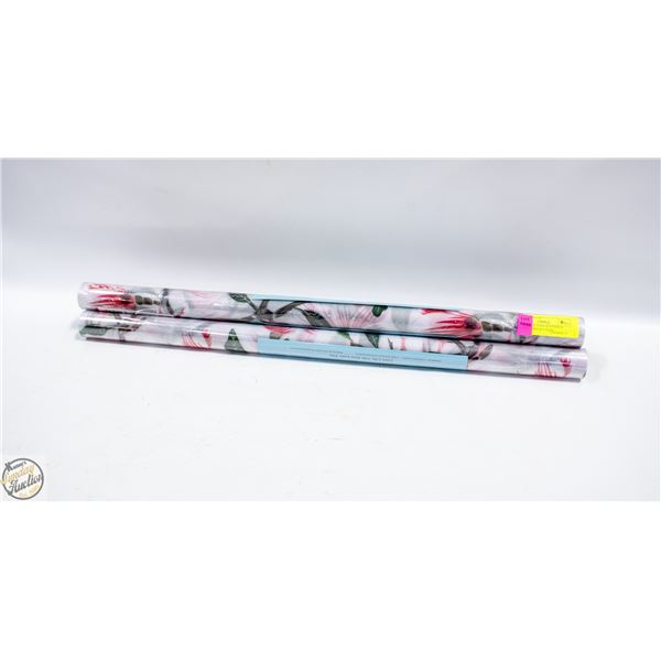 NEW 3 PACK COAVAS STAINED WINDOW PRIVACY FILM