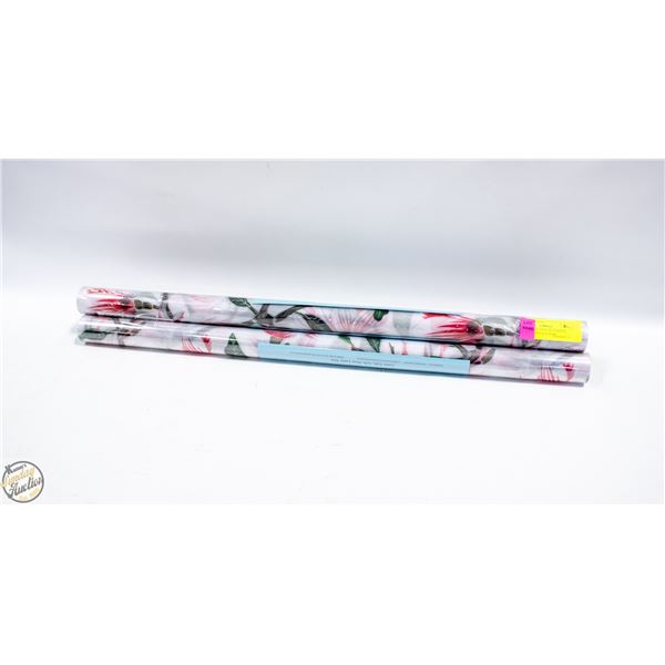 NEW 3 PACK COAVAS STAINED WINDOW PRIVACY FILM