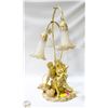 Image 1 : VINTAGE "ADAM & EVE" EMBRACING LAMP