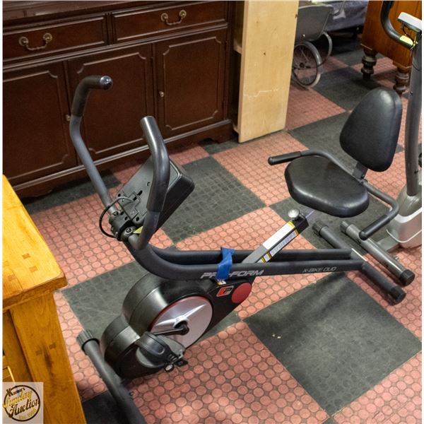 PRO FORM EXERCISE BIKE X-BIKE DUO