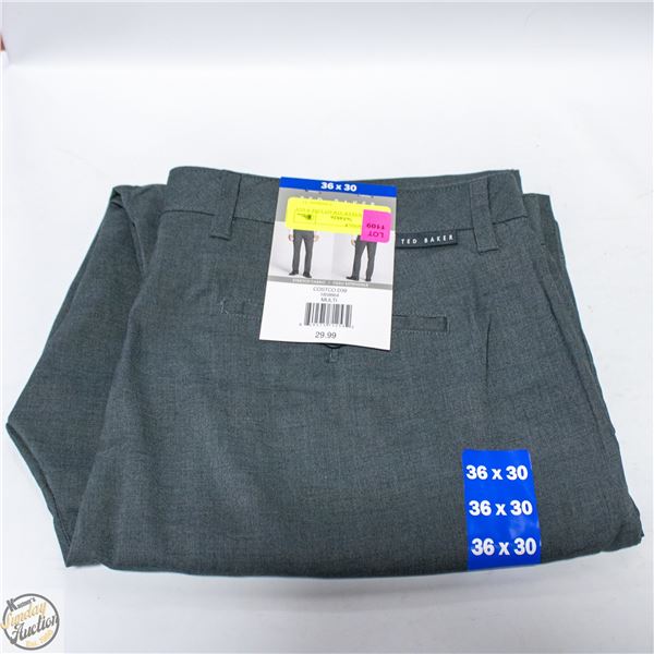NEW TED BAKER STRAIT LINE PANT SZ 36 X 30