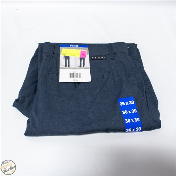 NEW TED BAKER STRAIT LINE PANT SZ 36 X 30
