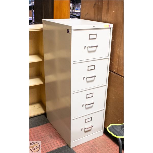 4 DRAWER FILE CABINET H-52" W-18.5" L-27.5"