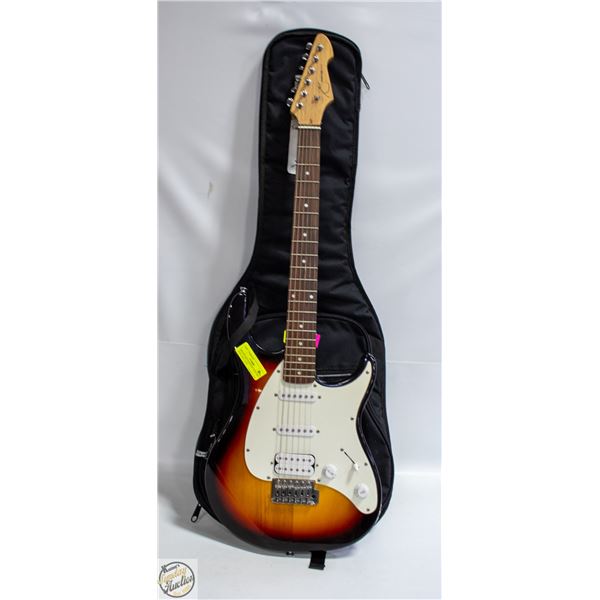 PEAVEY RAP SUNBURST ELECTRIC WITH SOFT CASE